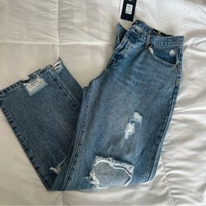 Straight Leg Boyfriend Jeans